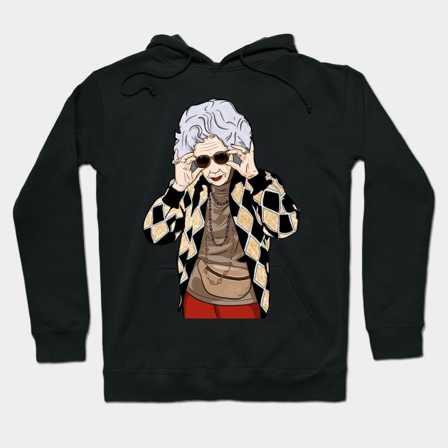 Grandma Yetta - The Nanny Hoodie by HadjM